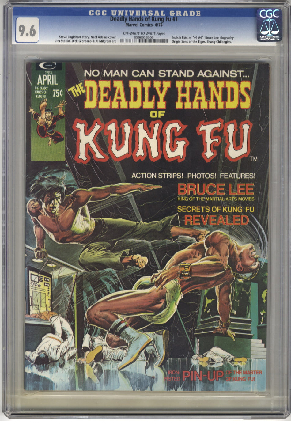 DEADLY HANDS OF KUNG-FU 1 - CGC 9.6