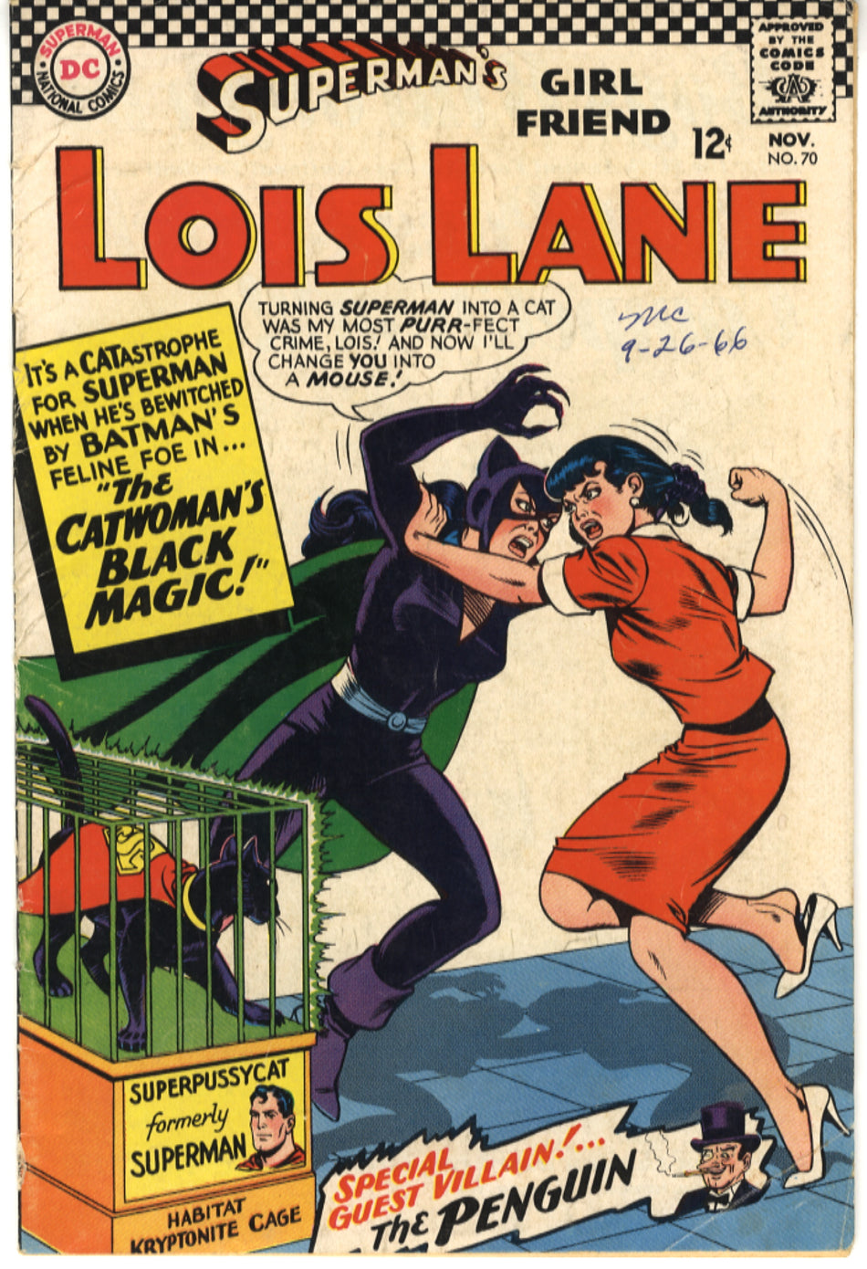 LOIS LANE, SUPERMAN'S GIRLFRIEND 70 VG+ (4.5)