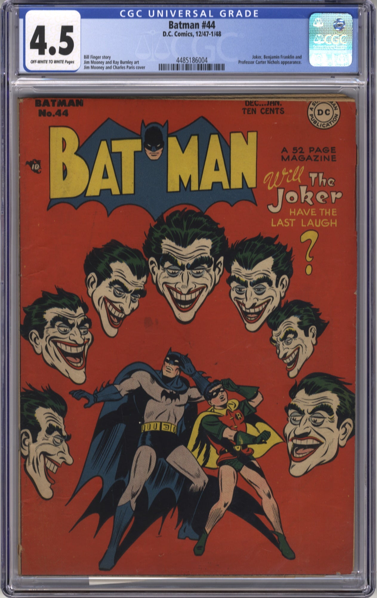 BATMAN 044 - CGC 4.5 – Incognito Comics UK