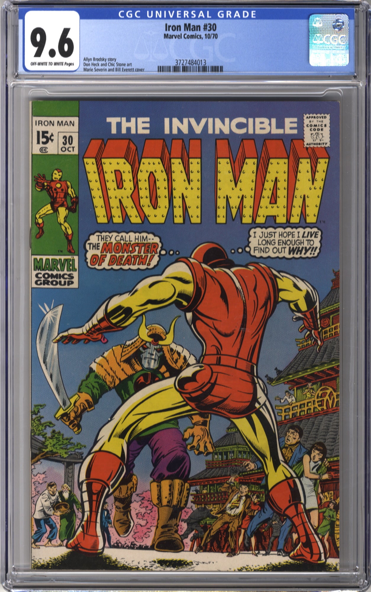 IRON MAN 030 - CGC 9.6 – Incognito Comics UK