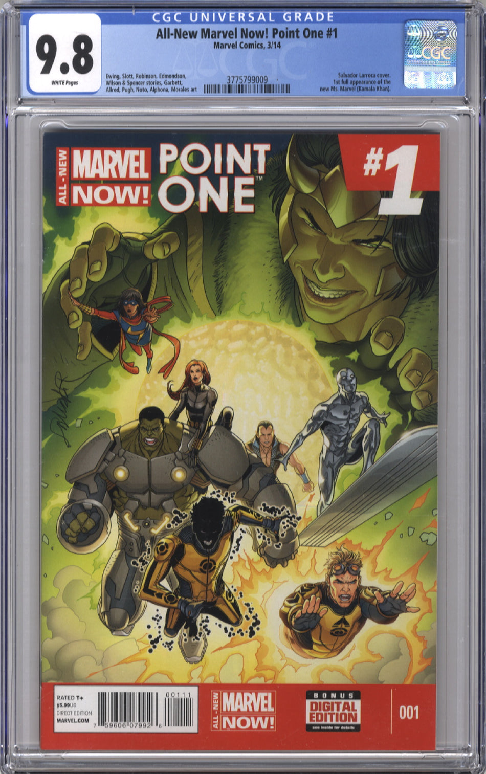 ALL NEW MARVEL NOW! POINT ONE 1 - CGC 9.8