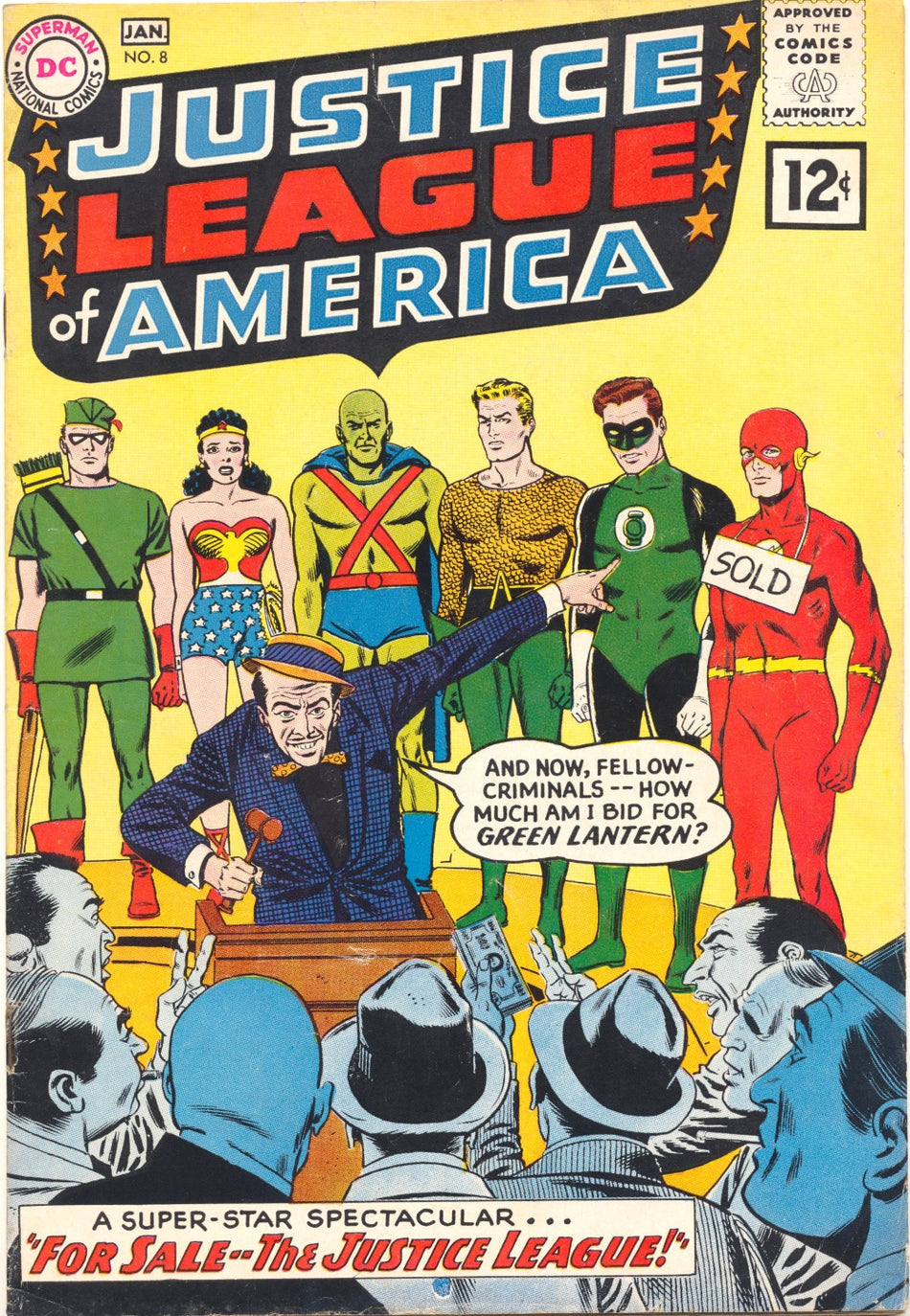 JUSTICE LEAGUE OF AMERICA 08 VG/FN (5.0)