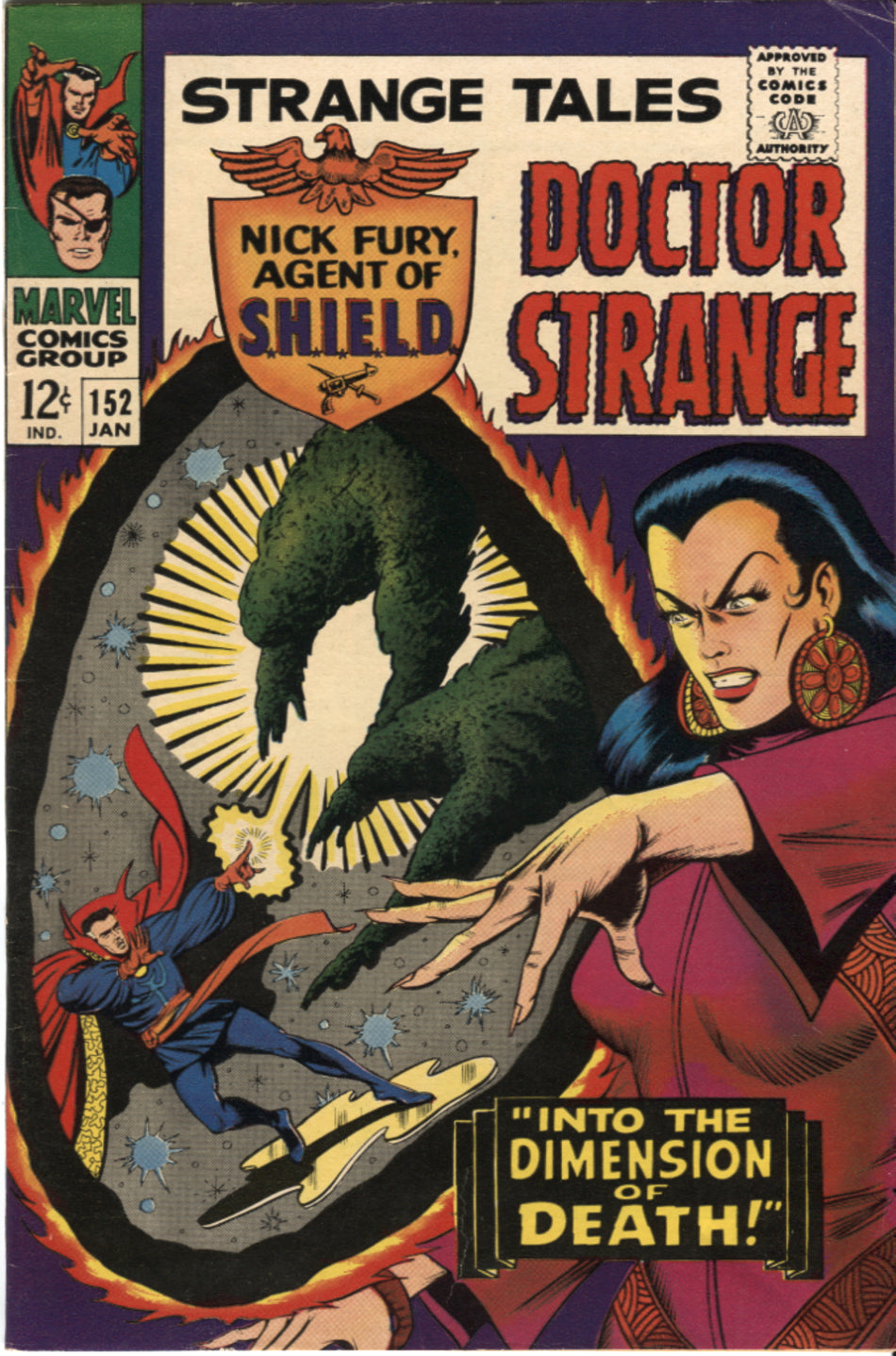 STRANGE TALES 152 VFN (8.0)