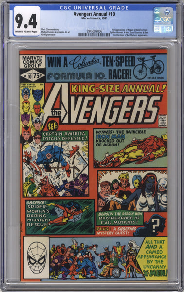 激安大特価！ Avengers アメコミリーフ Annual 9.0 CGC #10 アメコミ