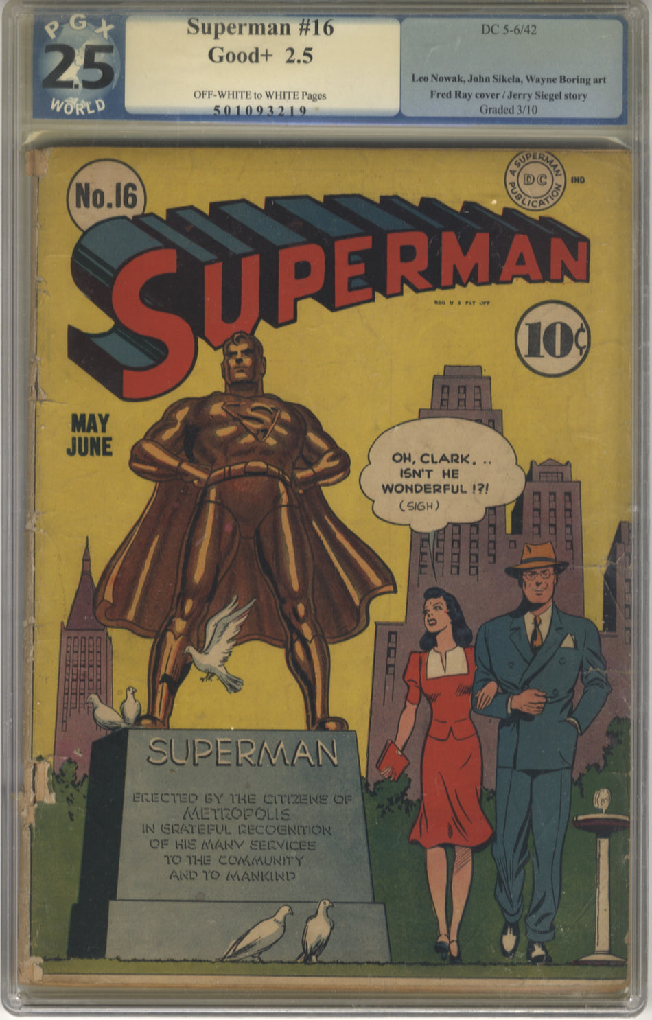SUPERMAN 016 - PGX 2.5