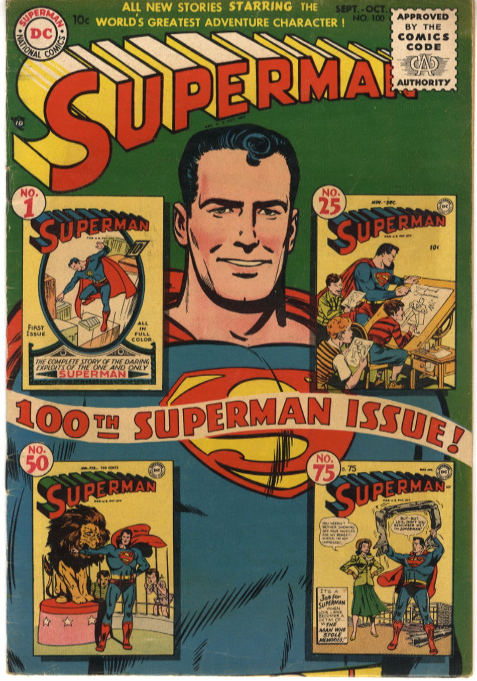 SUPERMAN 100 VG+ (4.5)