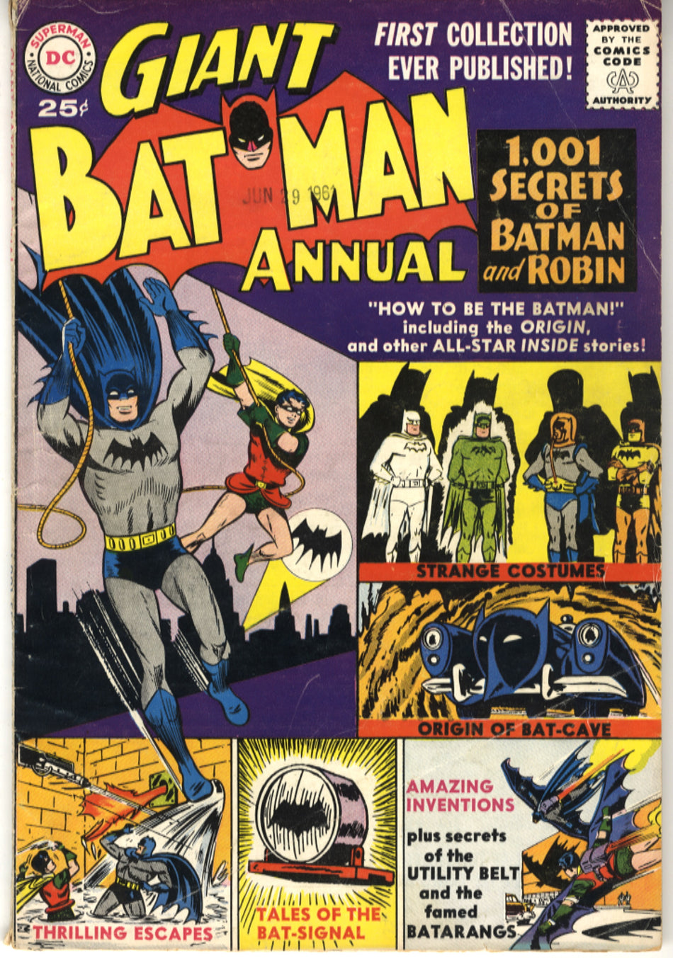 BATMAN ANNUAL 1 VG+ (4.5)