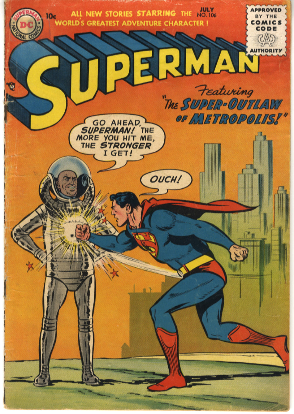 SUPERMAN 106 VG- (3.5)