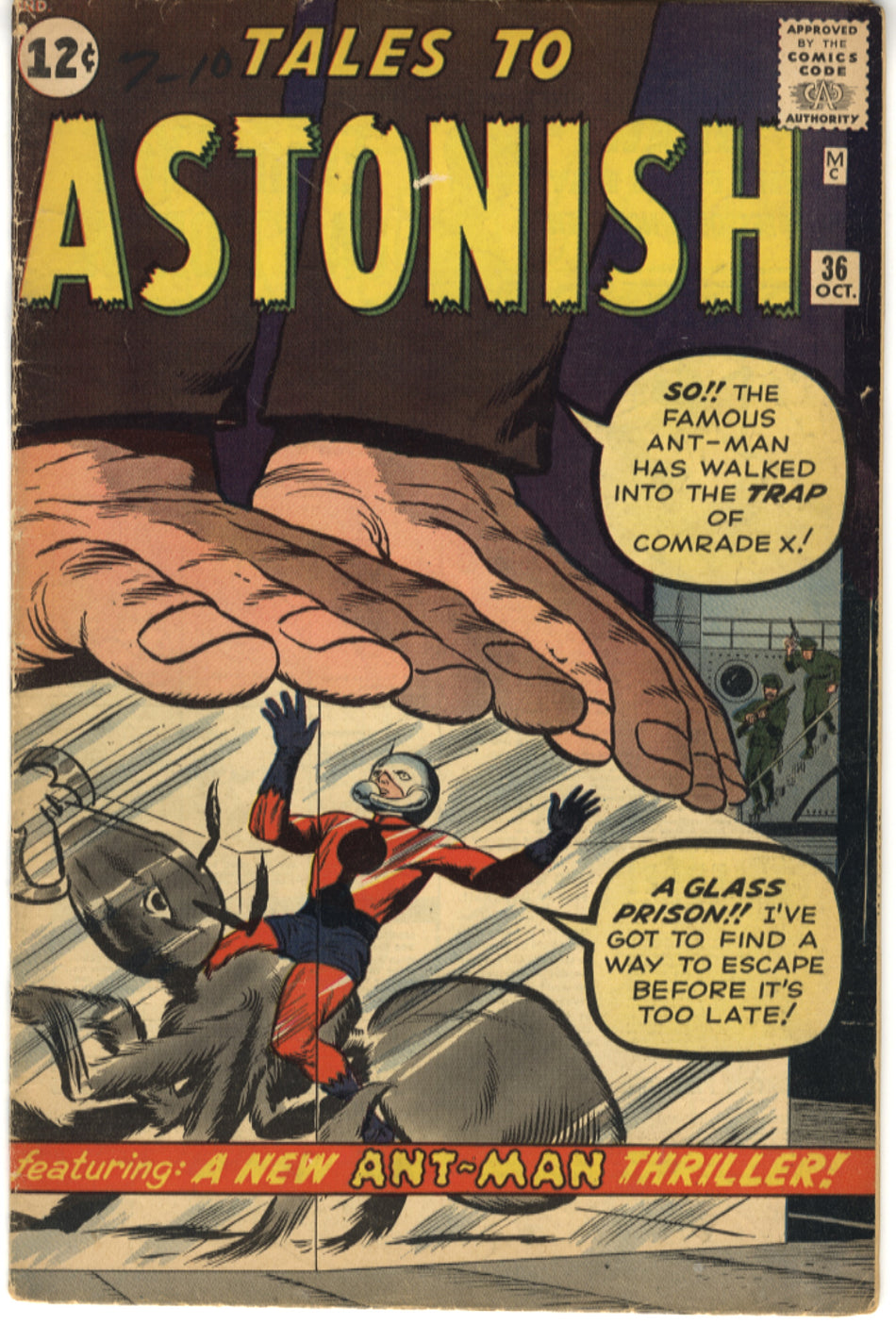 TALES TO ASTONISH 036 VG- (3.5)