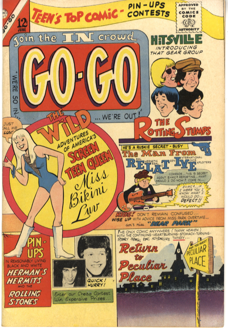 GO-GO 001 (Charlton 1966) VFN (8.0)