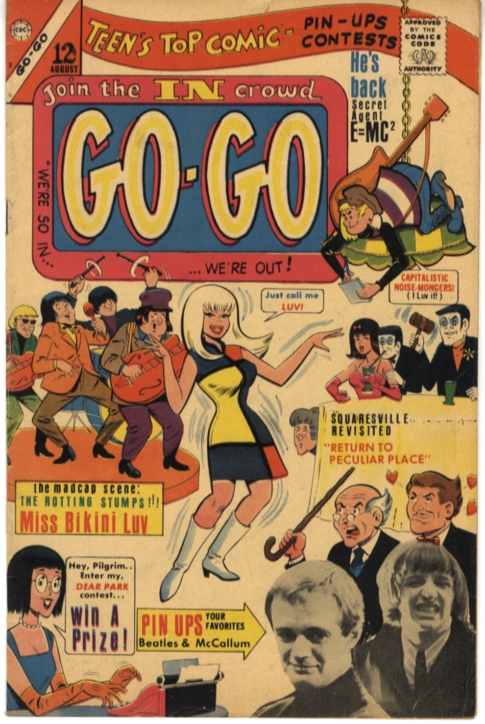 GO-GO 002 (Charlton 1966) FN- (5.5)