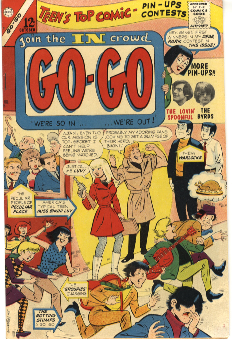 GO-GO 003 (Charlton 1966) FN/VFN (7.0)