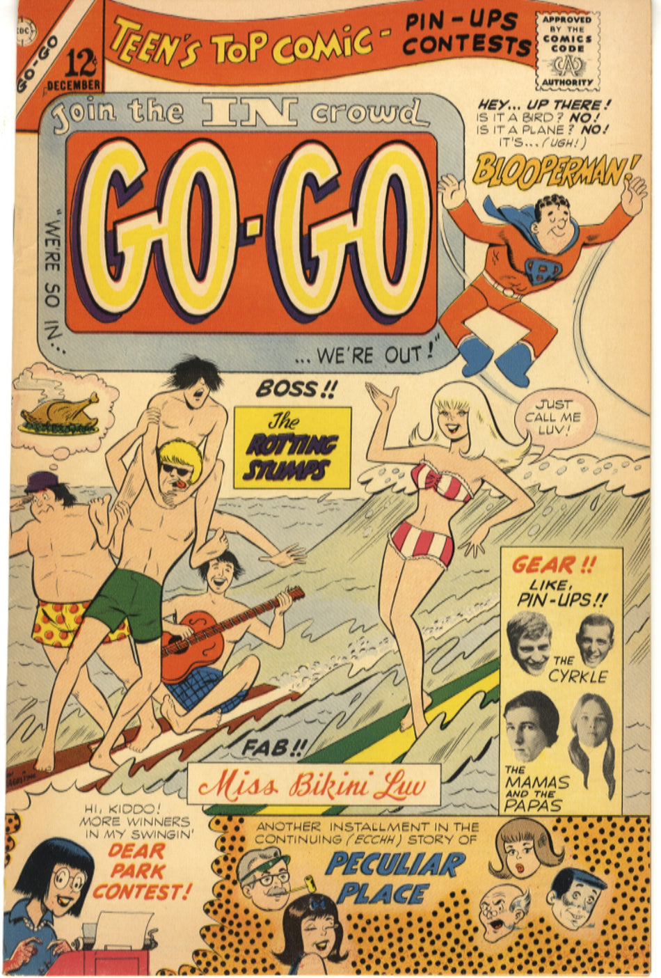 GO-GO 004 (Charlton 1966) VFN/NM (9.0)