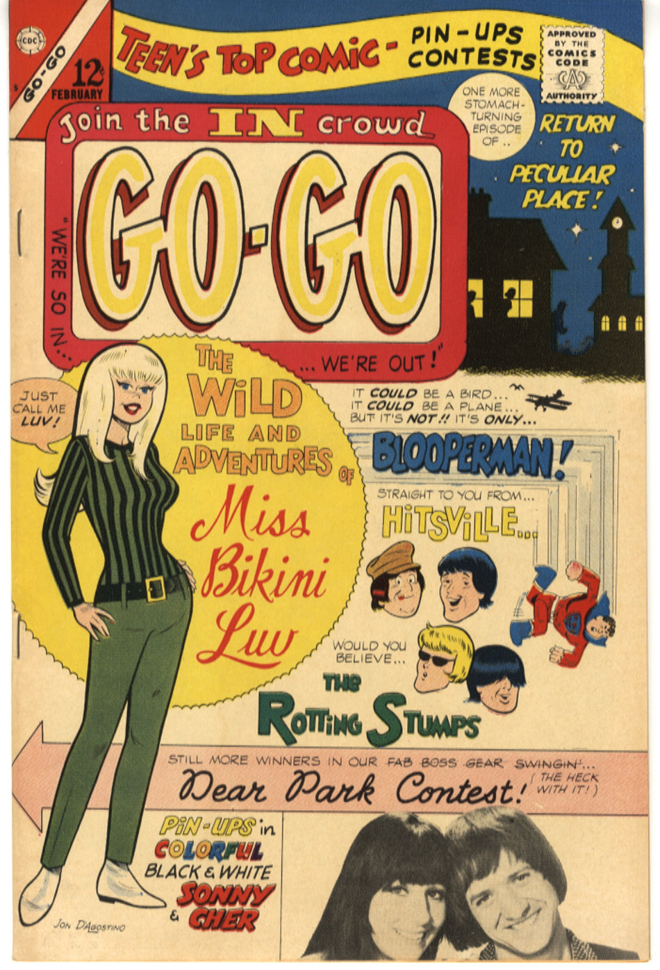 GO-GO 005 (Charlton 1966) VFN/NM (9.0)