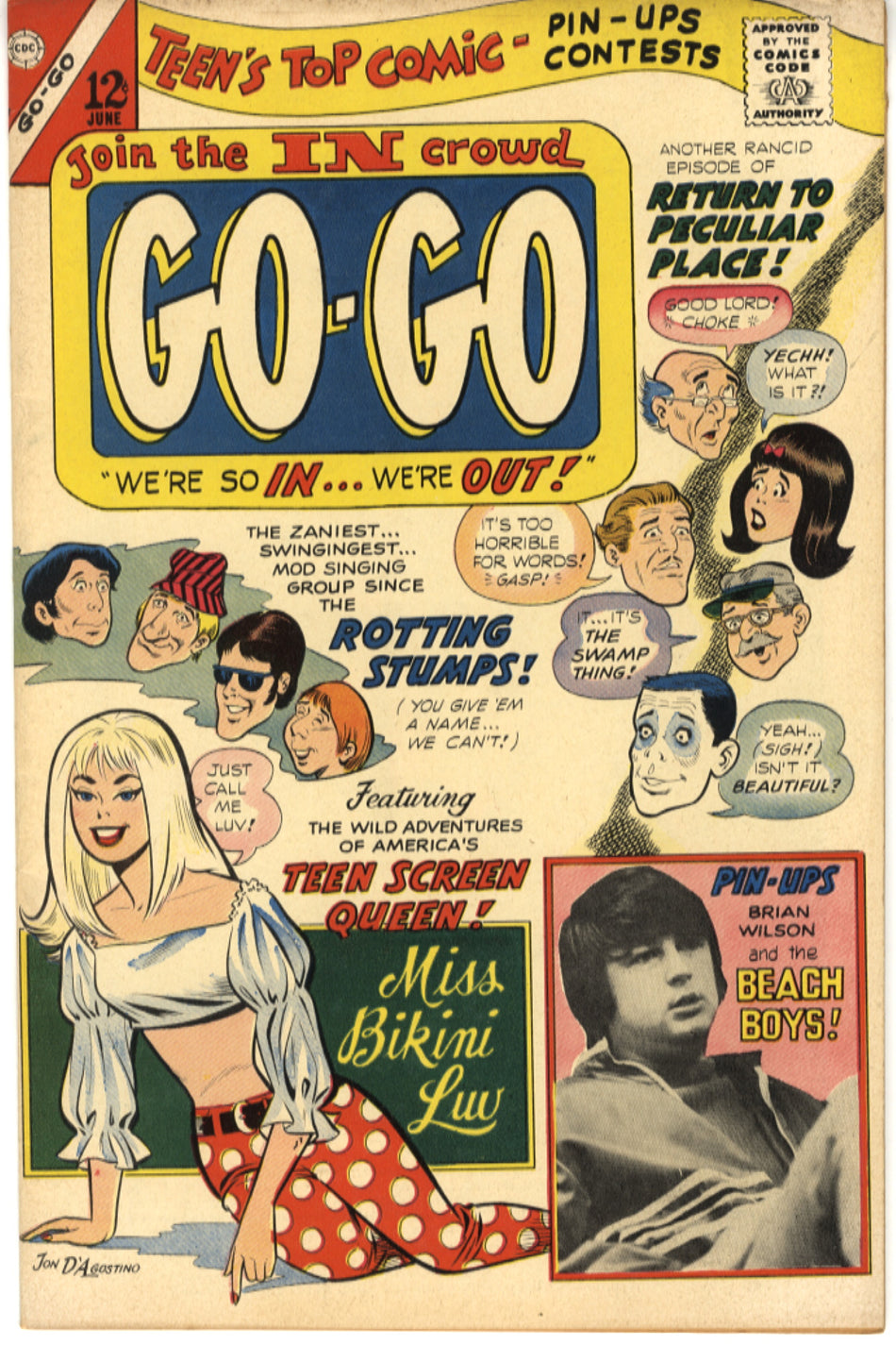 GO-GO 007 (Charlton 1966) VFN (8.0)