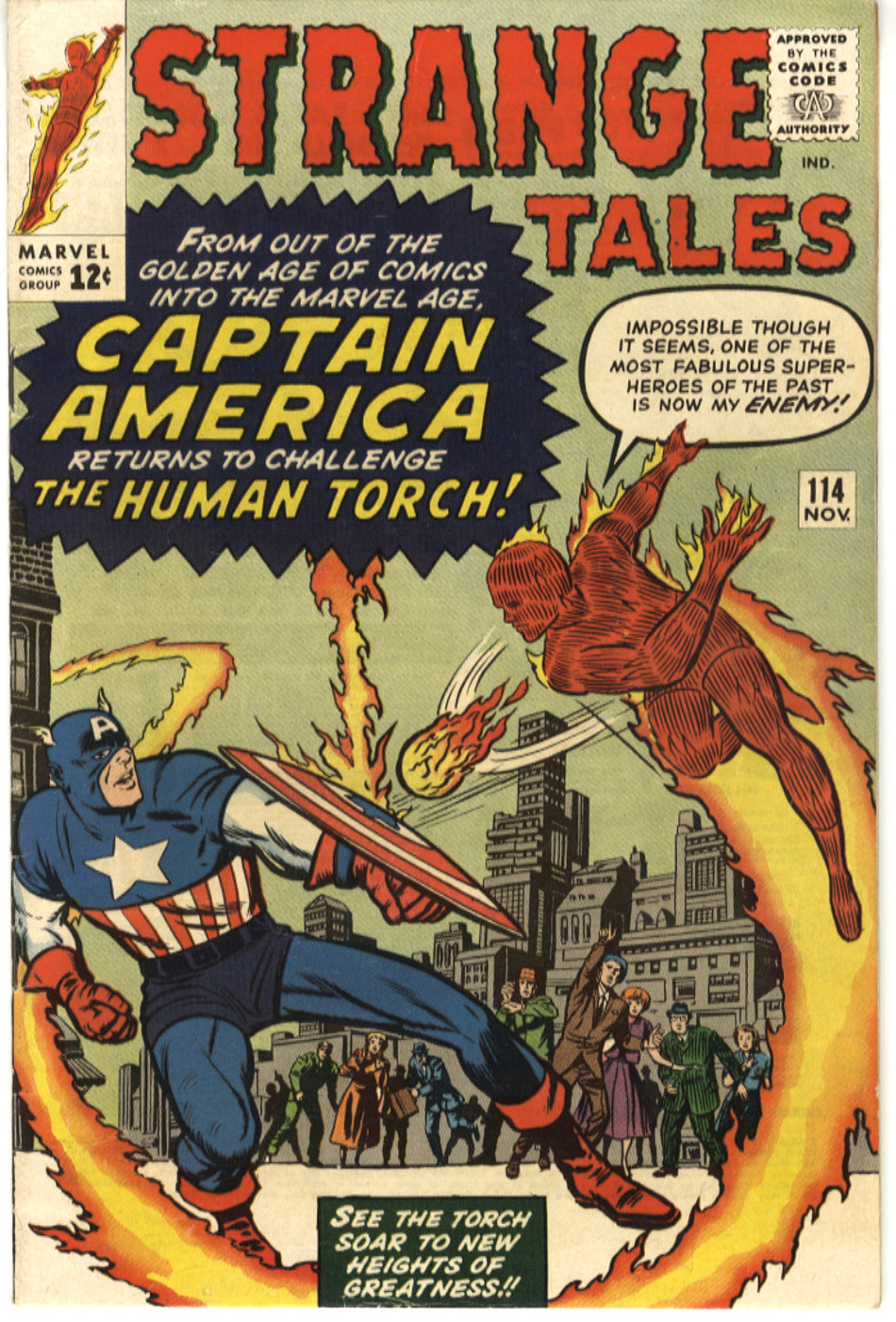 STRANGE TALES 114 FN+ (6.5)