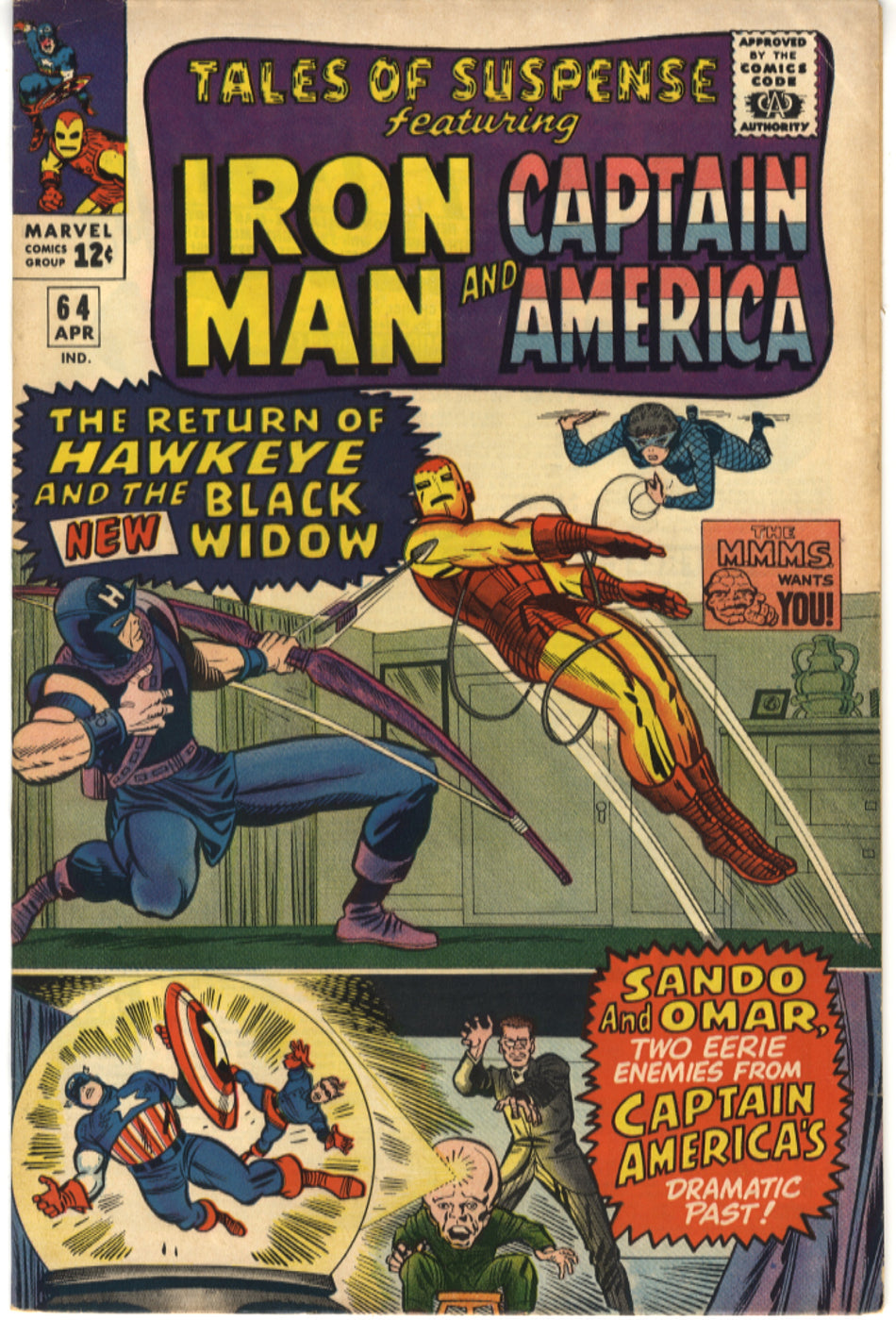 TALES OF SUSPENSE 64 VG/FN (5.0)