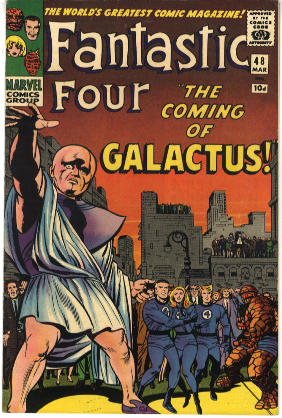 FANTASTIC FOUR 048 VFN- (7.5) Pence