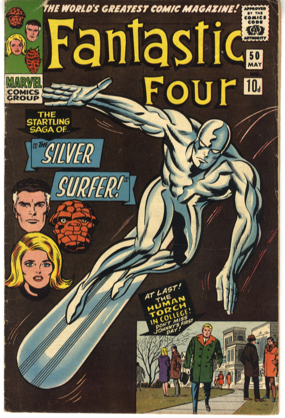 FANTASTIC FOUR 050 VG/FN (5.0) Pence