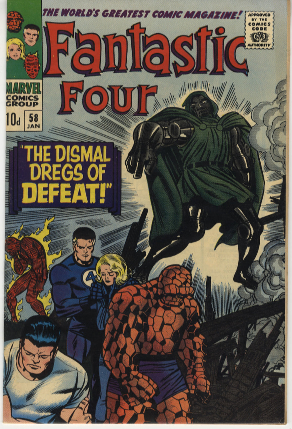 FANTASTIC FOUR 058 VFN (8.0) Pence