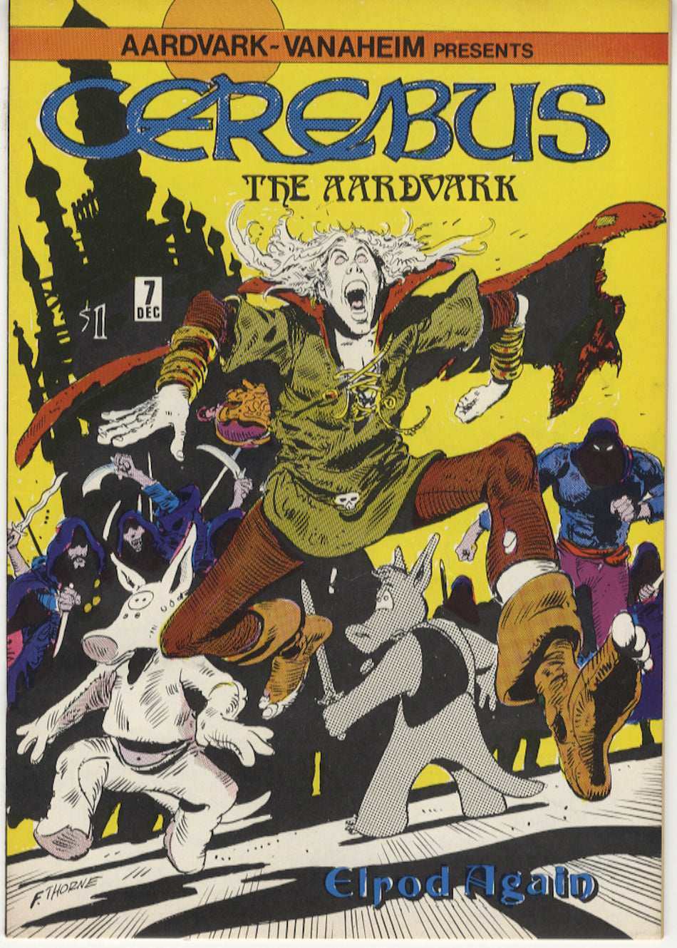 CEREBUS THE AARDARK 07 VFN+ (8.5)