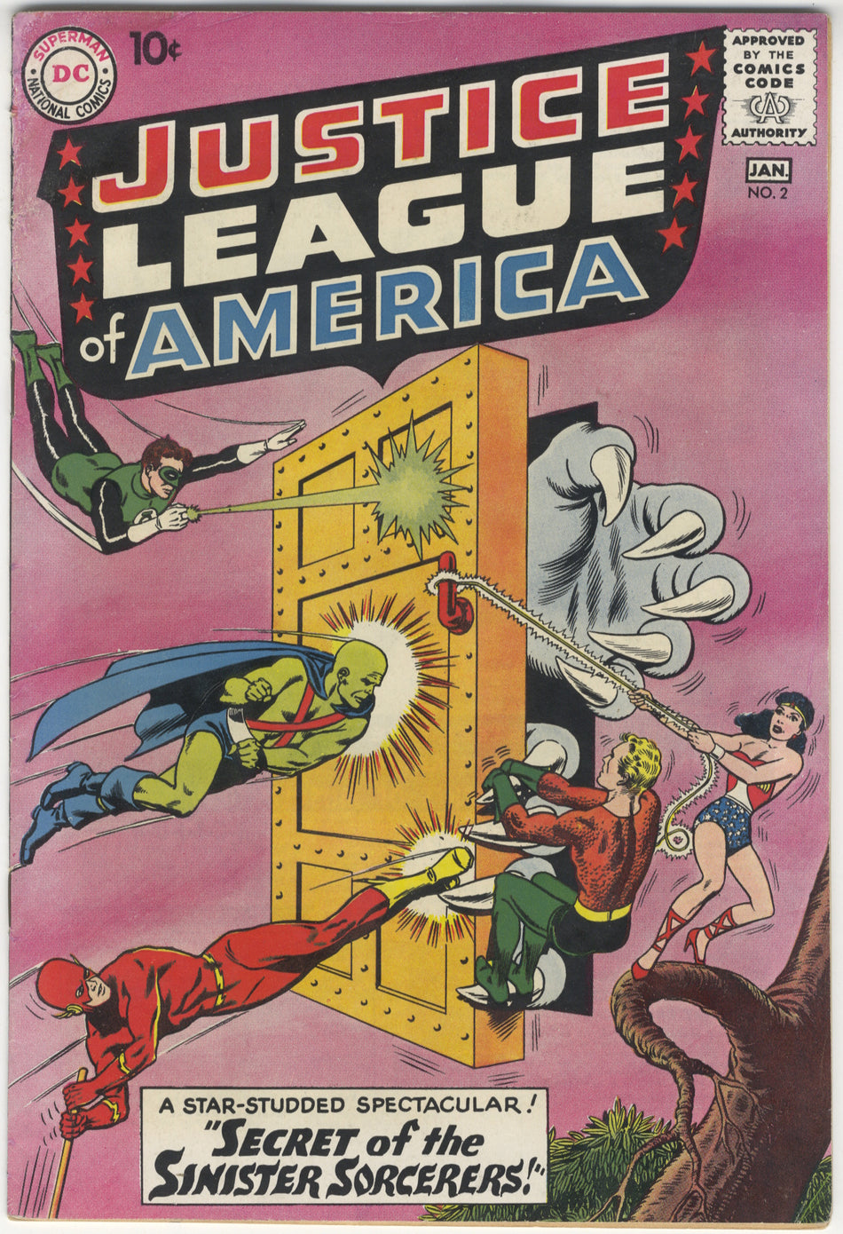 JUSTICE LEAGUE OF AMERICA 002 VG+ (4.5)
