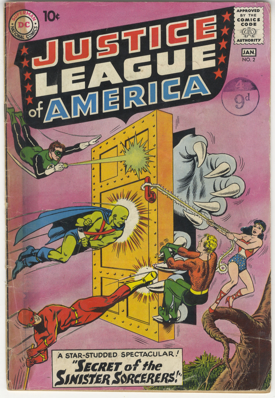 JUSTICE LEAGUE OF AMERICA 002 G (2.0) Repaired.
