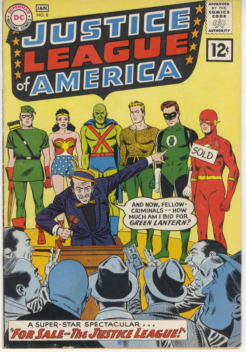 JUSTICE LEAGUE OF AMERICA 008 VG/FN (5.0)