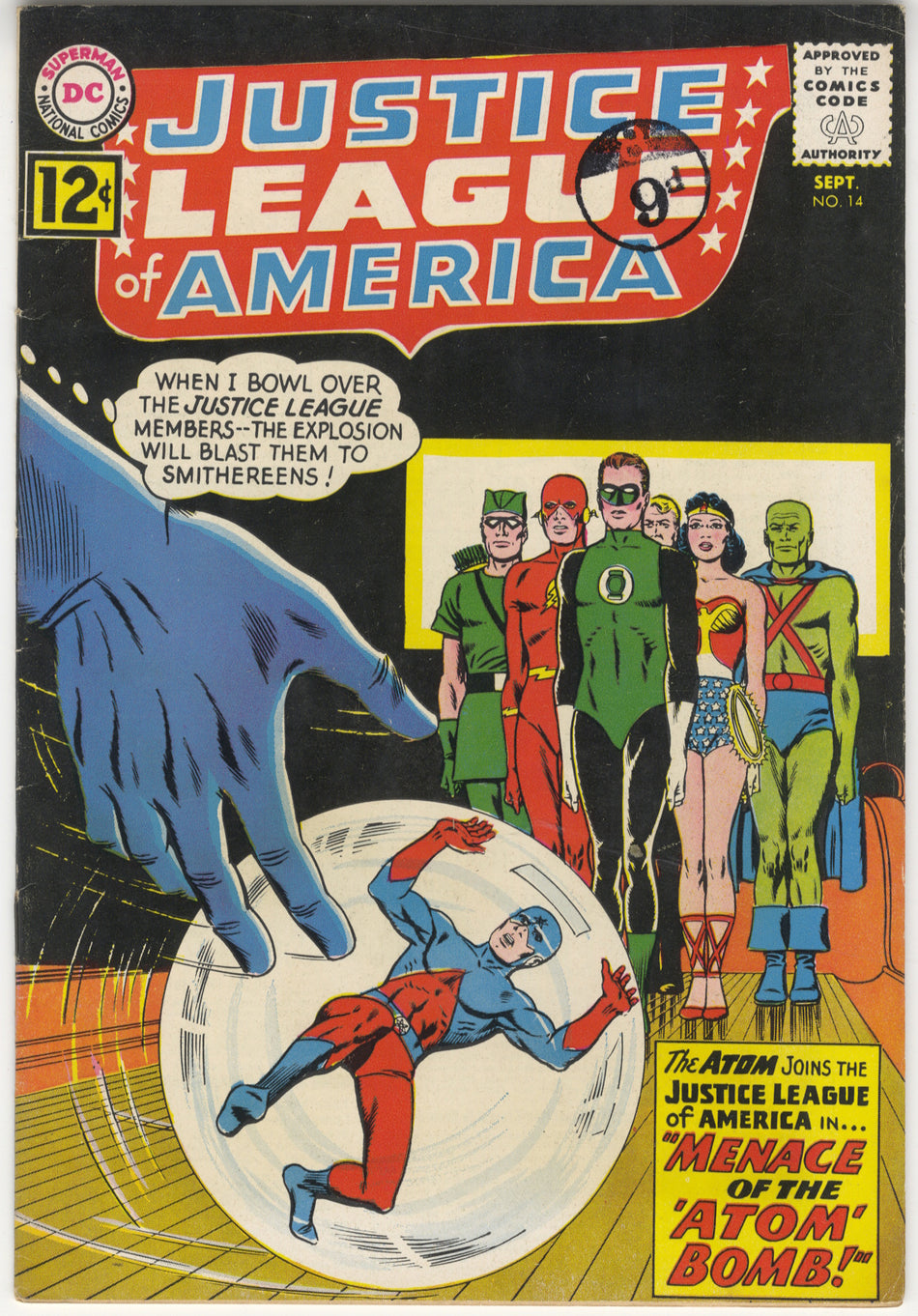 JUSTICE LEAGUE OF AMERICA 014 FN/VFN (7.0)