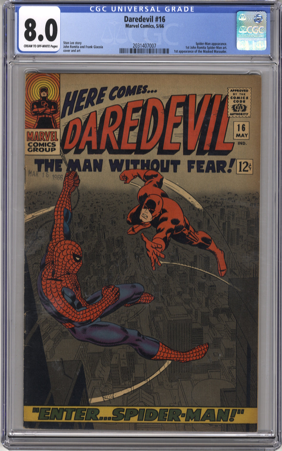 DAREDEVIL 016 - CGC 8.0