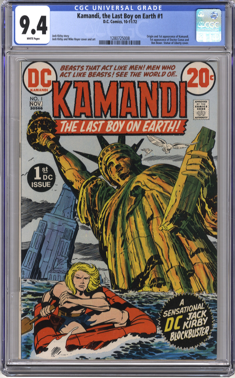 KAMANDI, THE LAST BOY ON EARTH 1 - CGC 9.4