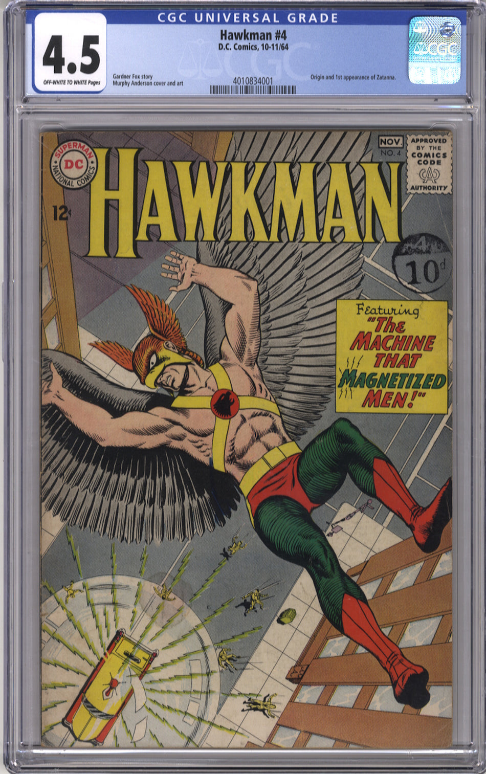 HAWKMAN 04 - CGC 4.5