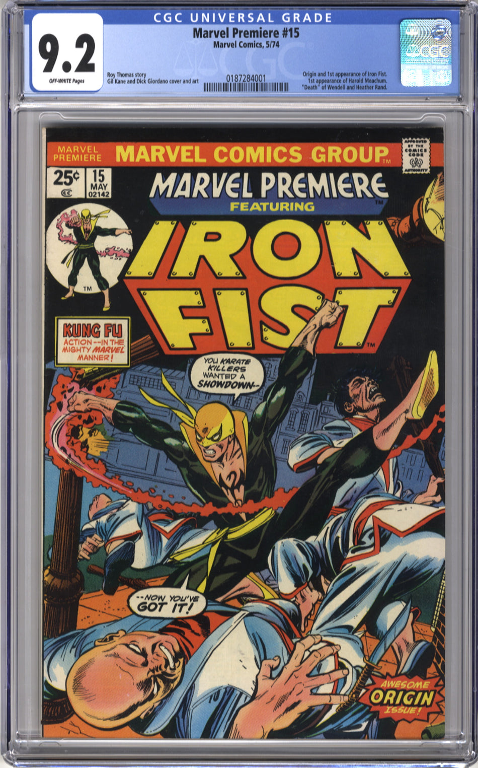 MARVEL PREMIERE 015 - CGC 9.2