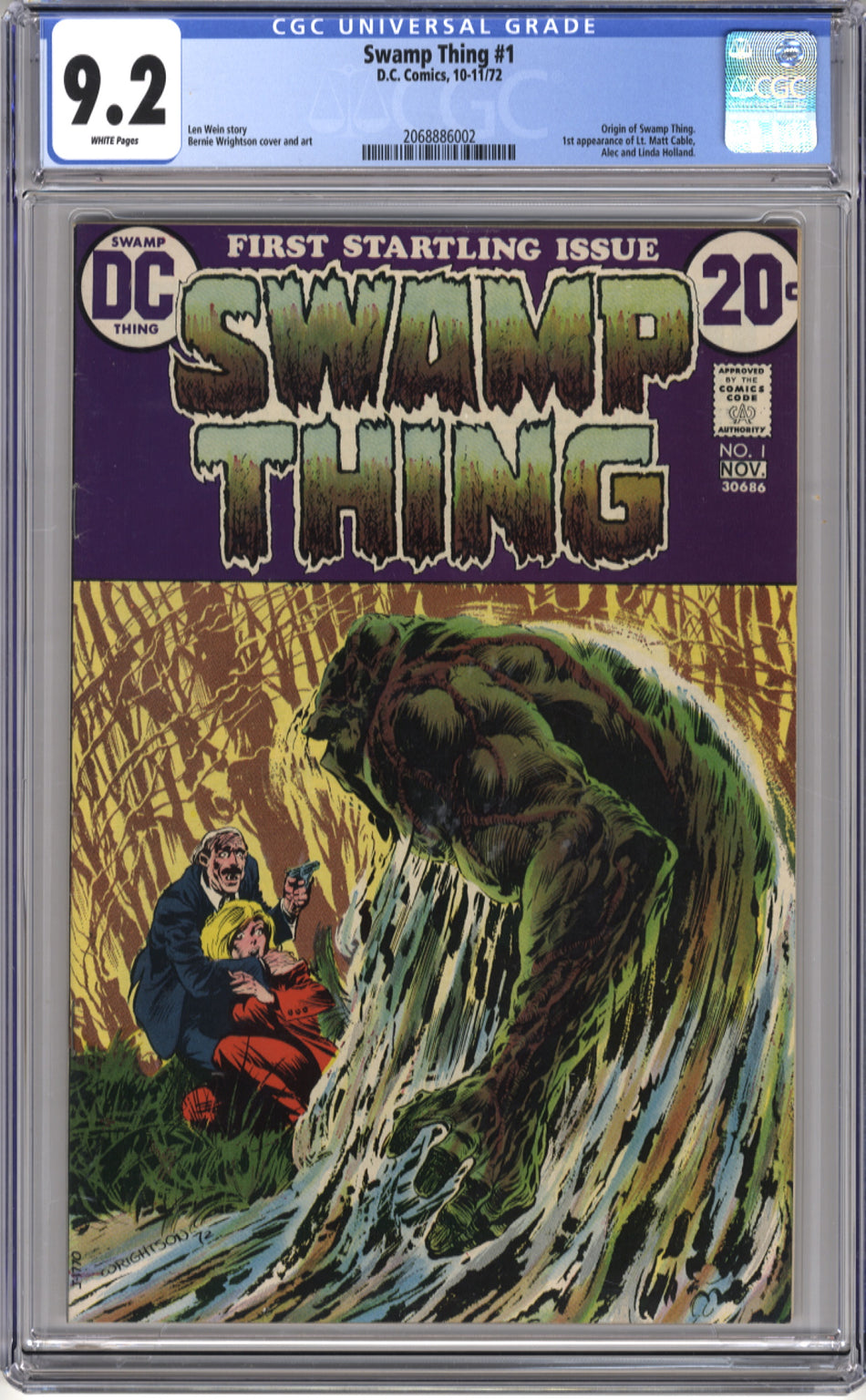 SWAMP THING 01 - CGC 9.2