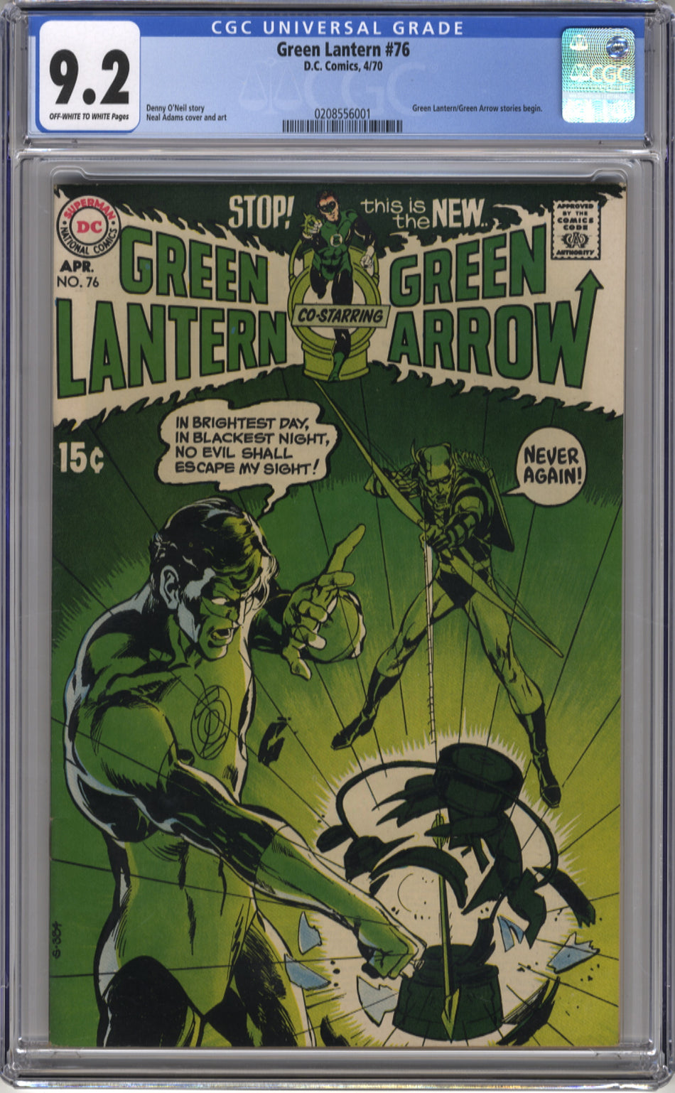 GREEN LANTERN 076 - CGC 9.2