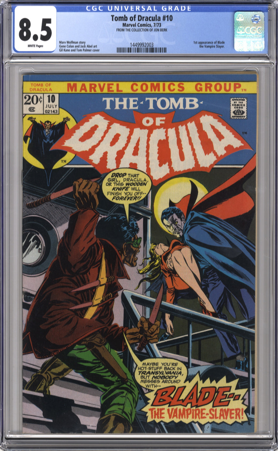 TOMB OF DRACULA 10 - CGC 8.5