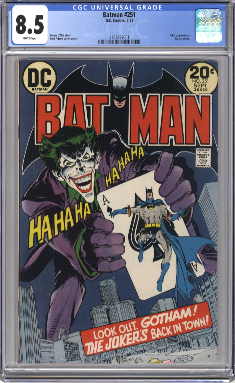 BATMAN 251 - CGC 8.5