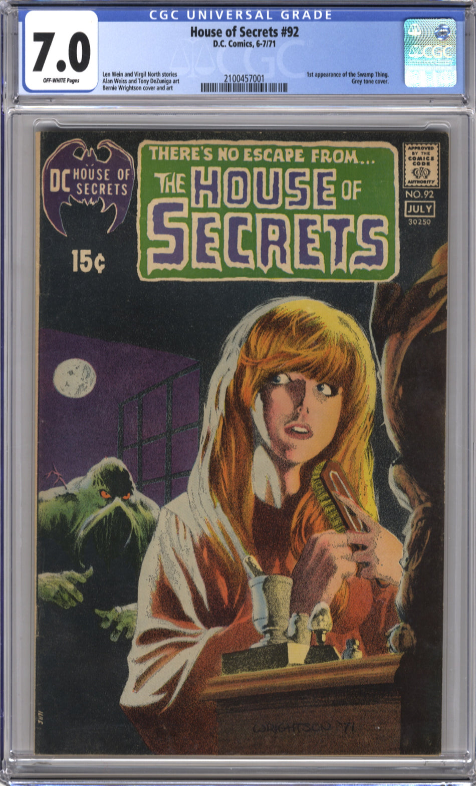 HOUSE OF SECRETS 92 -  CGC 7.0