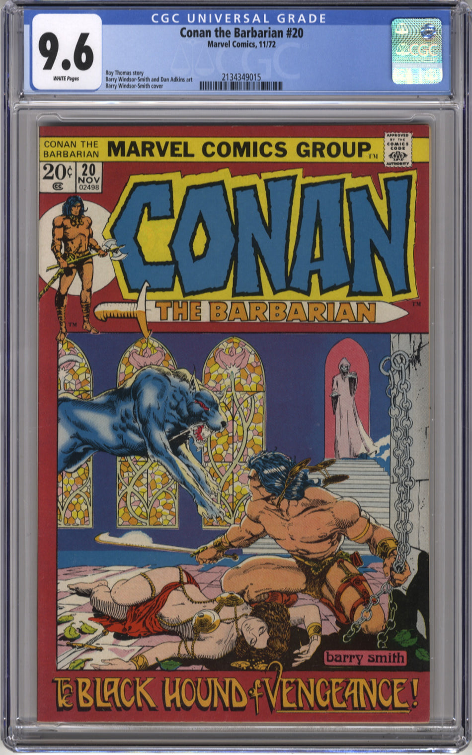 CONAN THE BARBARIAN 020 - CGC 9.6