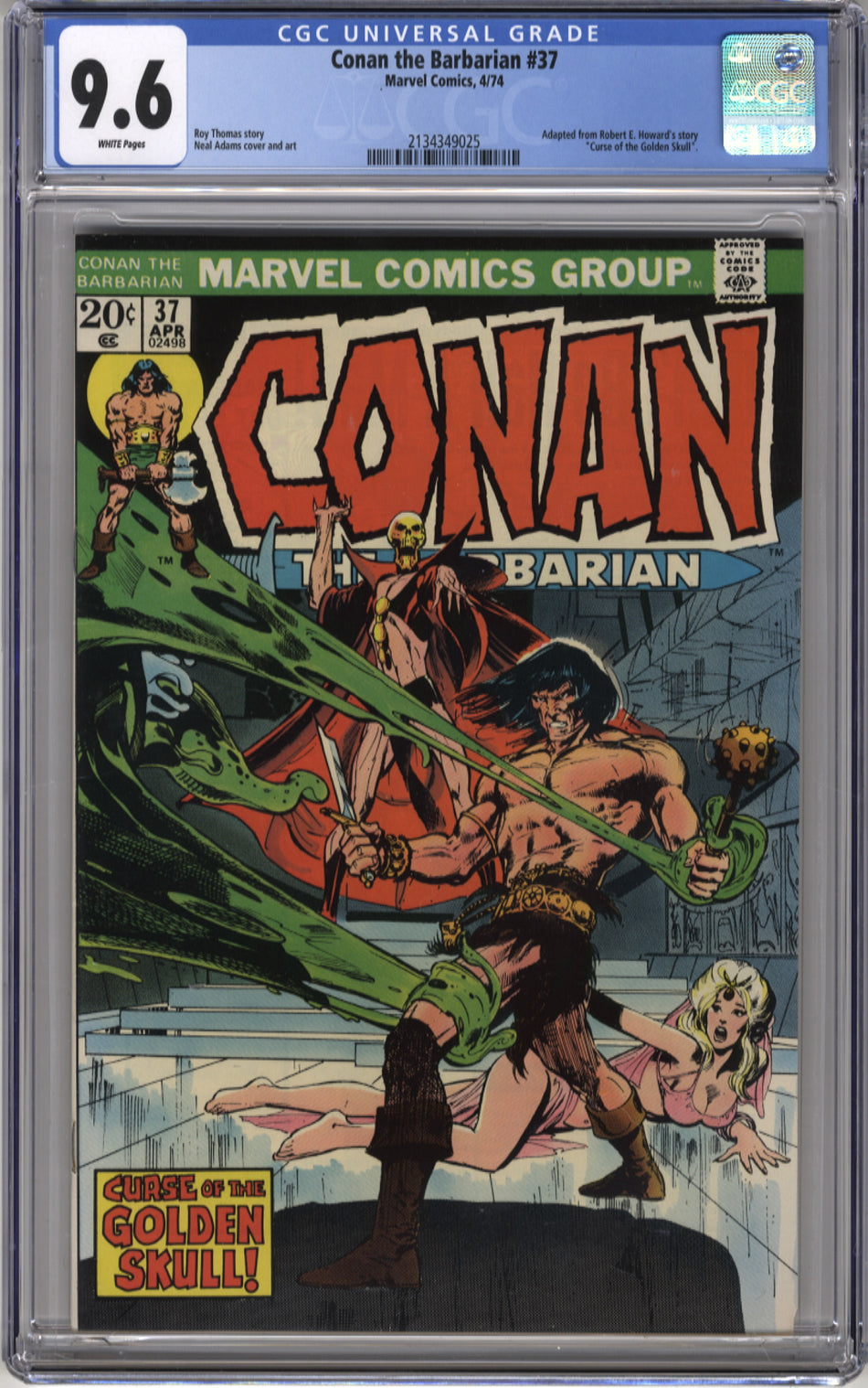 CONAN THE BARBARIAN 037 - CGC 9.6