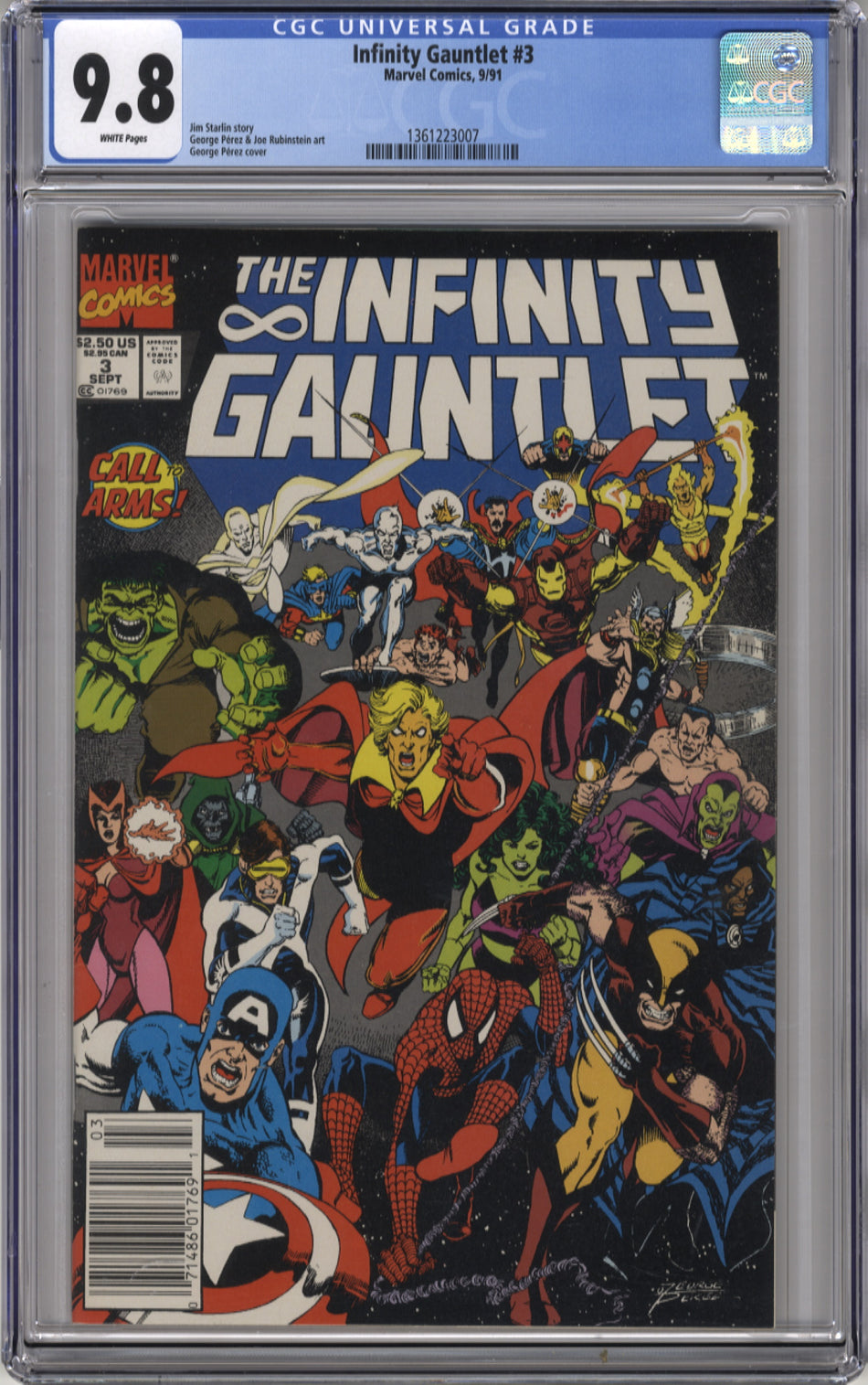 INFINITY GAUNTLET 003 - CGC 9.8