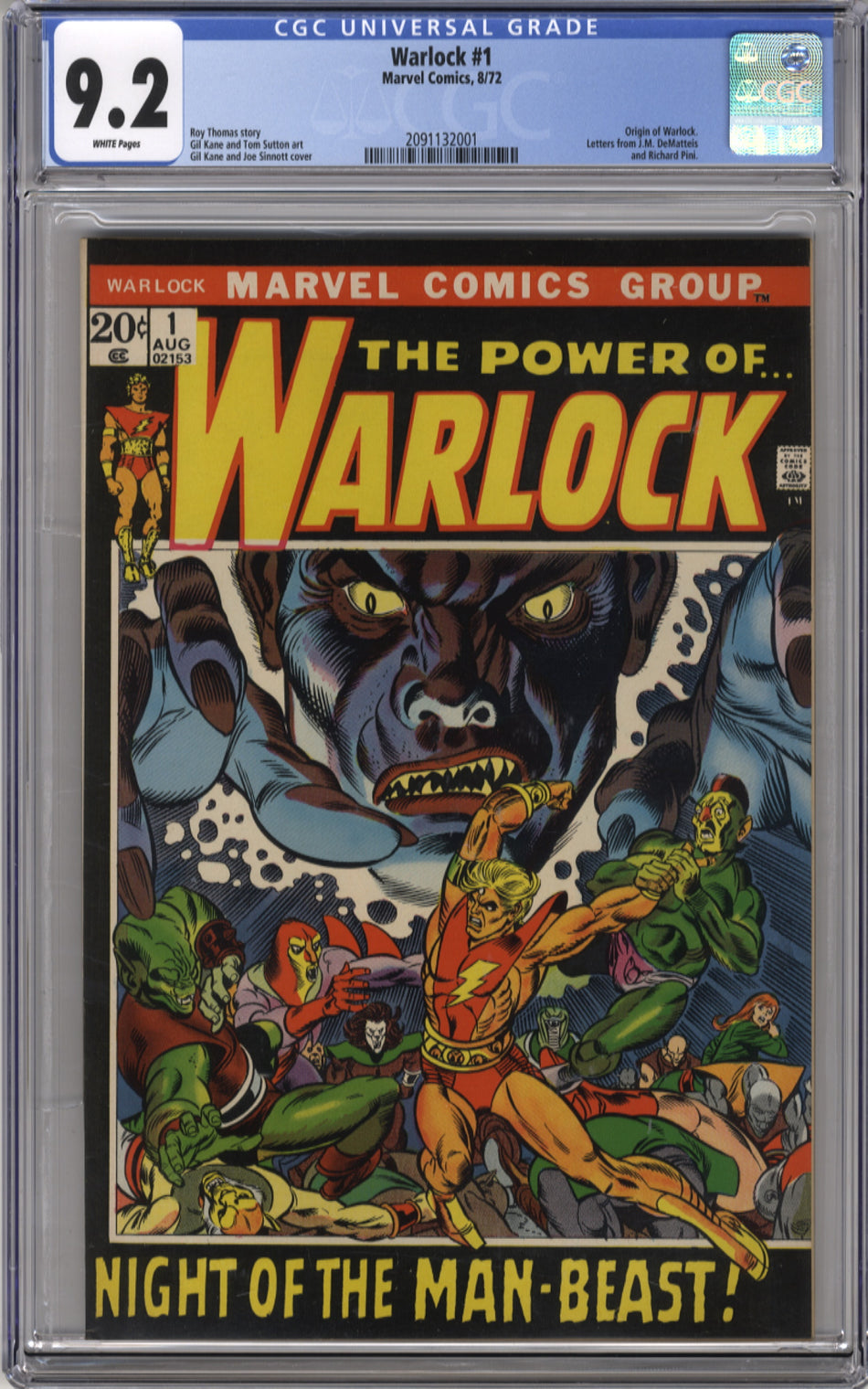 WARLOCK 01 -  CGC 9.2