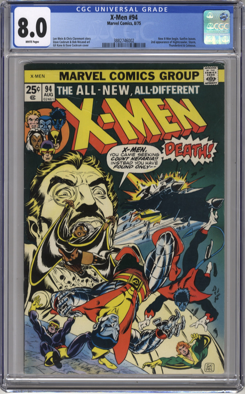 X-MEN 094 - CGC 8.0