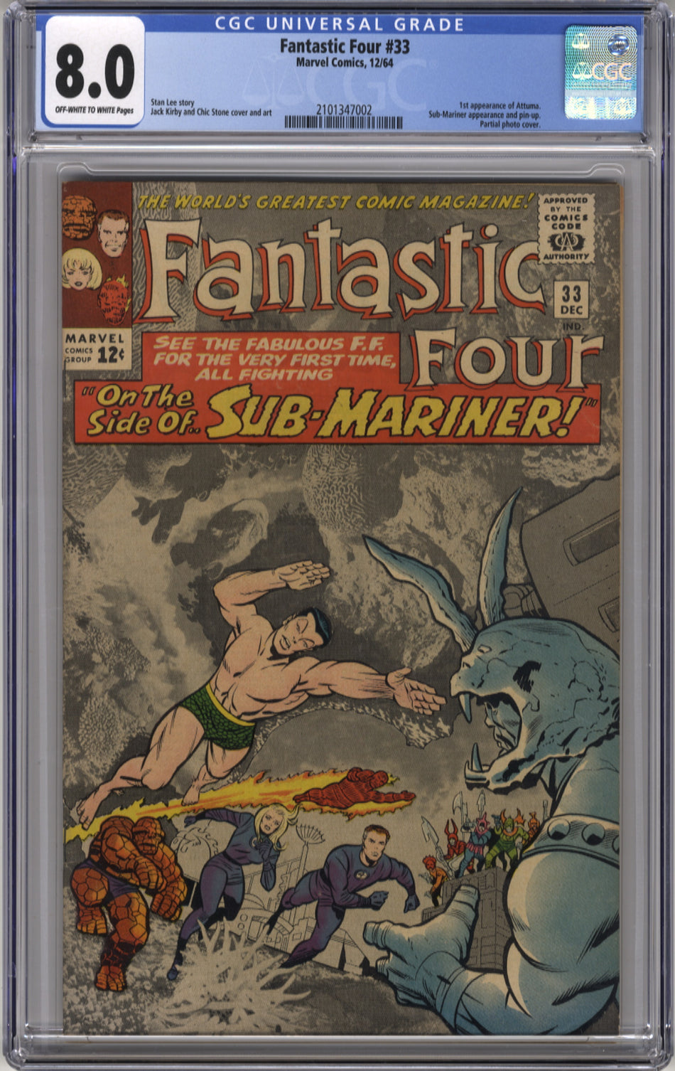 FANTASTIC FOUR 033 - CGC 8.0
