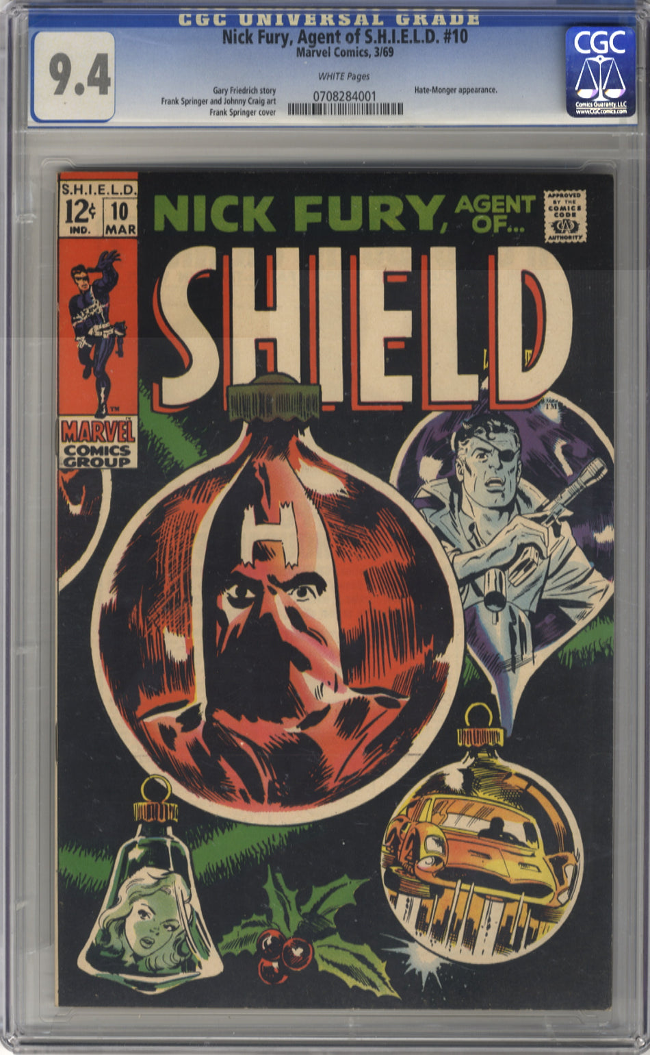 NICK FURY, AGENT OF S.H.I.E.L.D. 010 - CGC 9.4