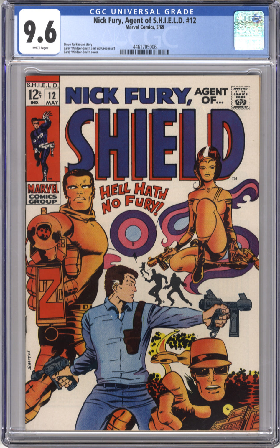 NICK FURY, AGENT OF S.H.I.E.L.D. 012 - CGC 9.6