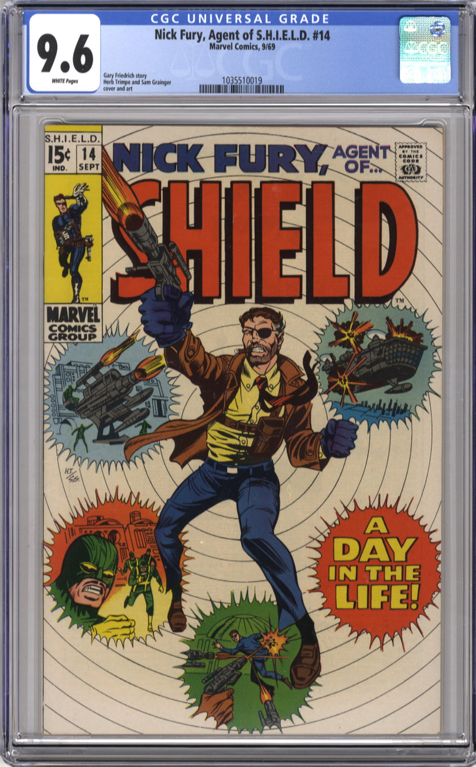 NICK FURY, AGENT OF S.H.I.E.L.D. 014 - CGC 9.6
