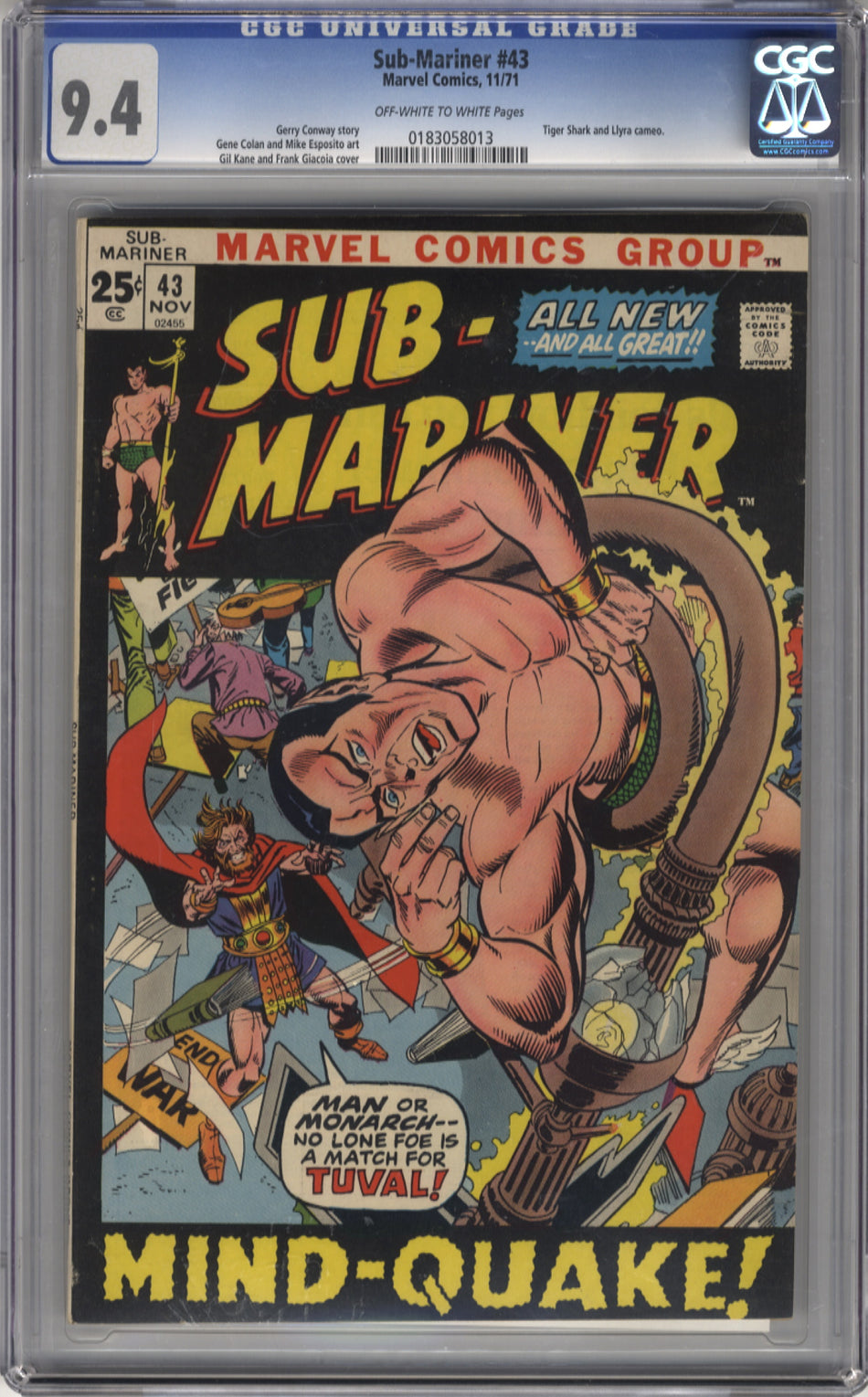 SUB-MARINER 43 - CGC 9.4