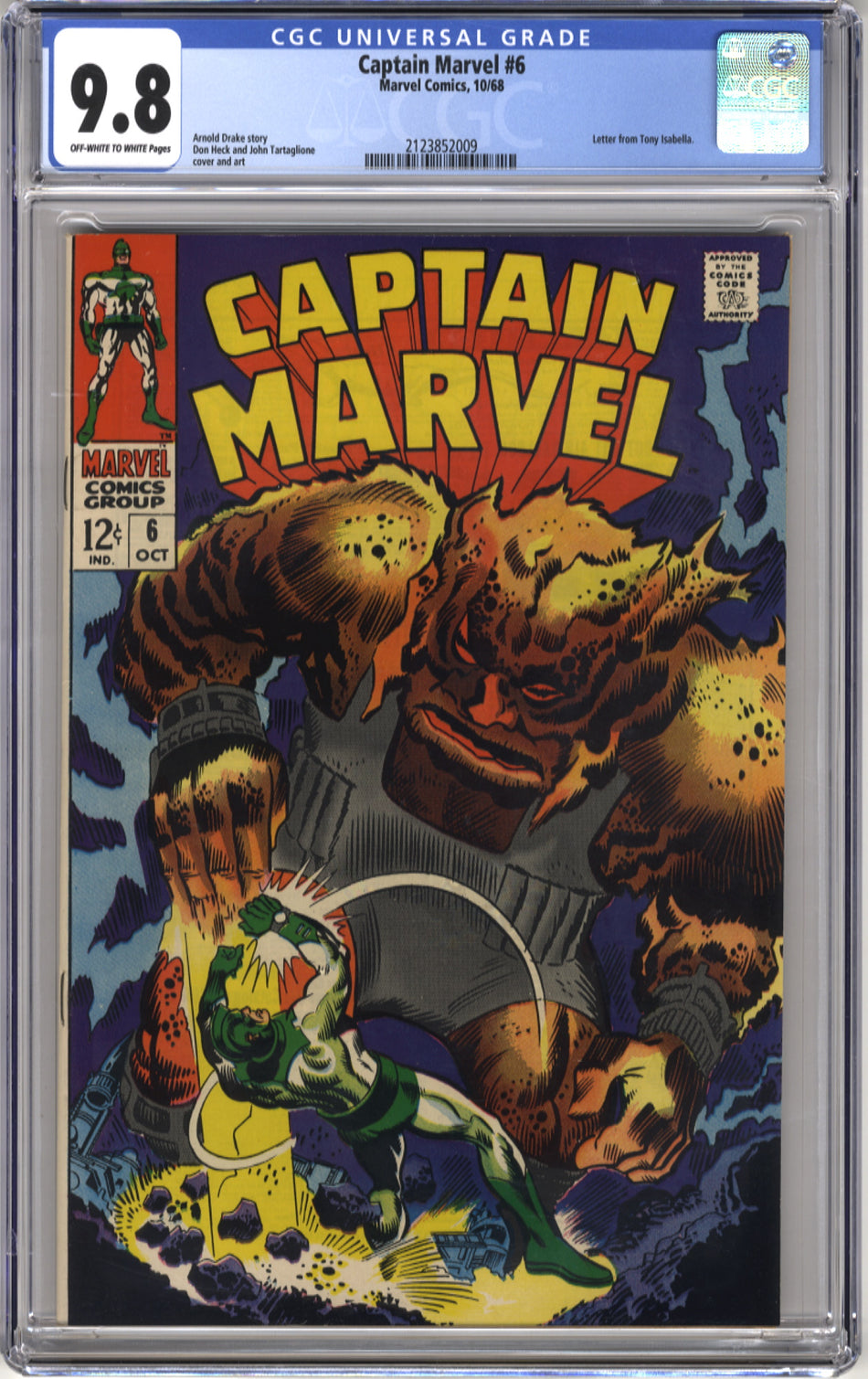 CAPTAIN MARVEL 006 - CGC 9.8