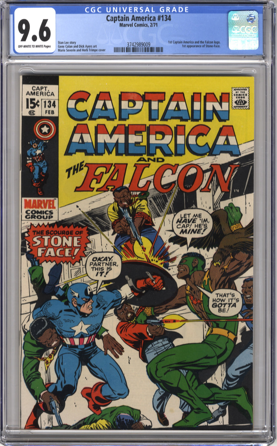 CAPTAIN AMERICA 134 - CGC 9.6